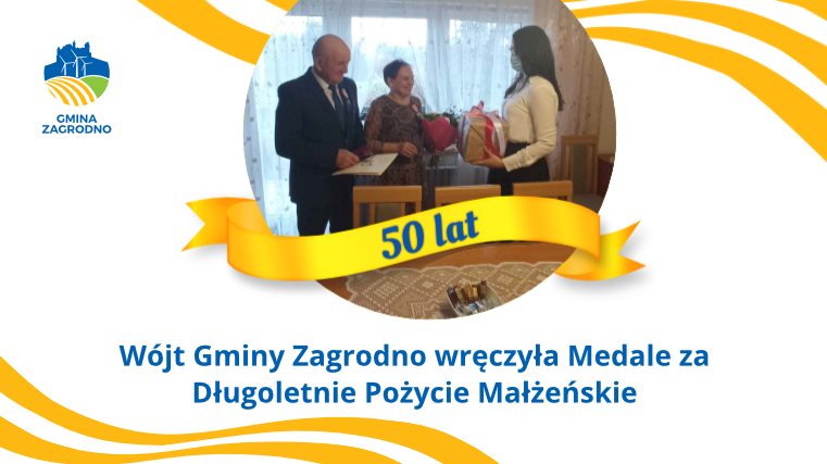 Wręczenie medali za długoletnie pożycie małżeńskie