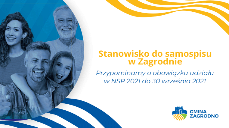 Stanowisko do samospisu w Zagrodnie. Przypominamy o obowiązku udziału w NSP 2021 do 30 września 2021