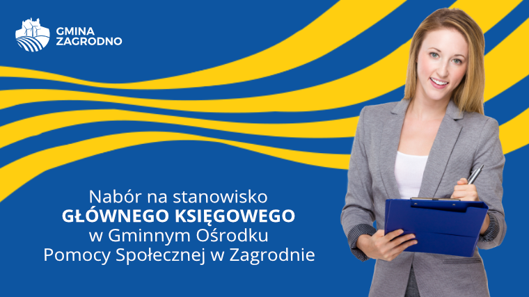 nabór na stanowisko głównego księgowego, gops zagrodno