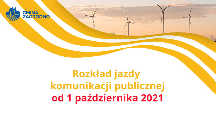 Rozkład jazdy komunikacji publicznej od 1 października 2021