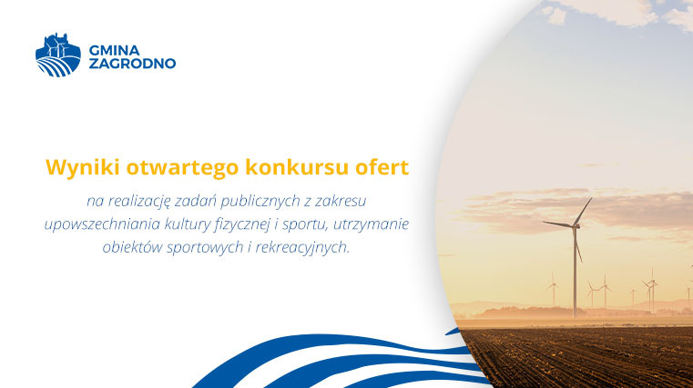 Wyniki otwartego konkursu ofert na realizację zadań publicznych z zakresu upowszechniania kultury fizycznej i sportu, utrzymanie obiektów sportowych i rekreacyjnych.