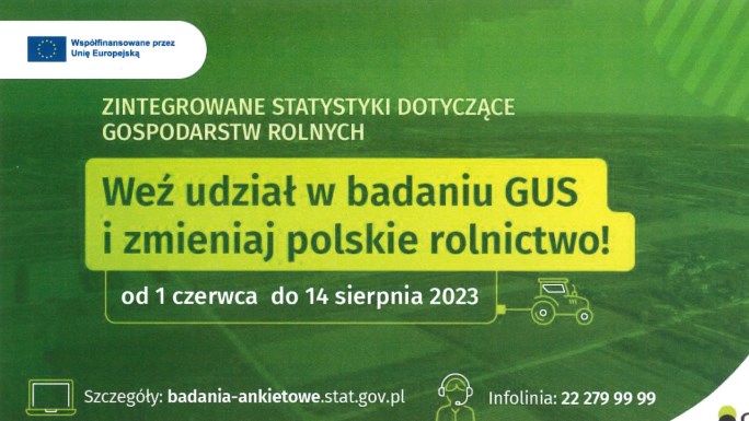 Weź udział w badaniu GUS i zmieniaj polskie rolnictwo!