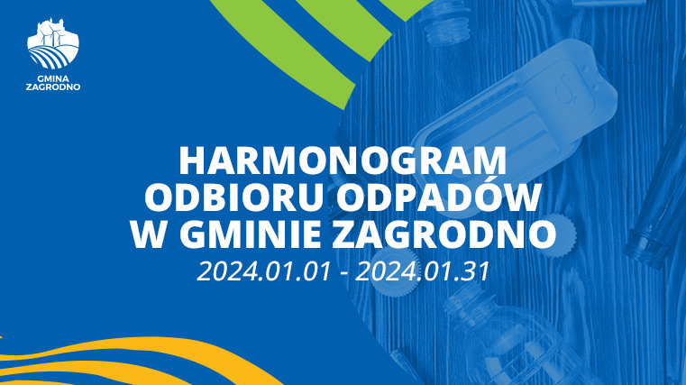 harmonogram odbior odpadów w gminie zagrodno
